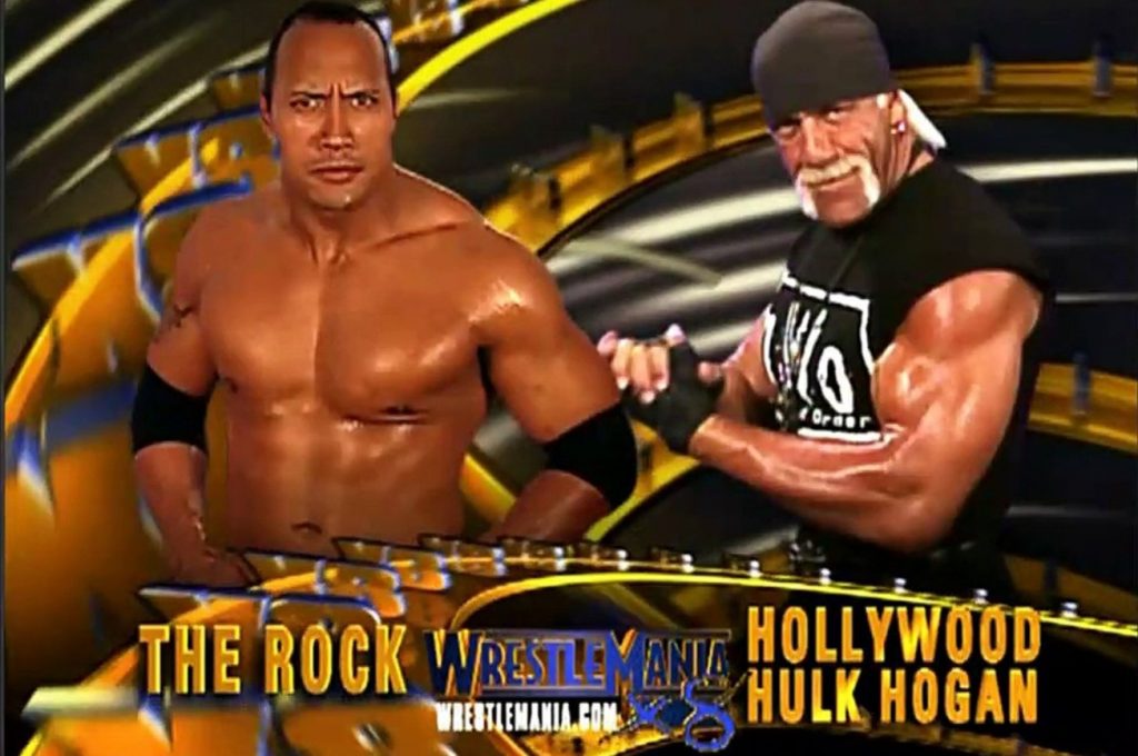 Camello regimiento cuero TJR WrestleMania's Greatest Matches: The Rock vs. “Hollywood” Hulk Hogan @  WrestleMania 18 – TJR Wrestling