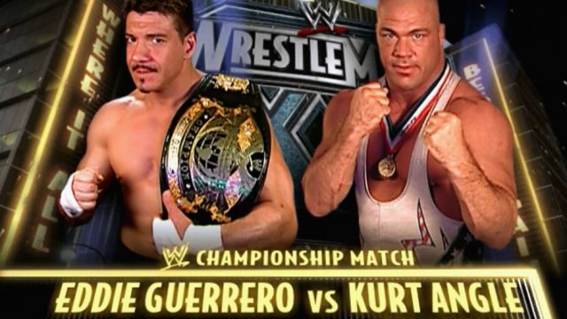 WrestleMania's Greatest Matches: Eddie Guerrero vs. Kurt Angle ...