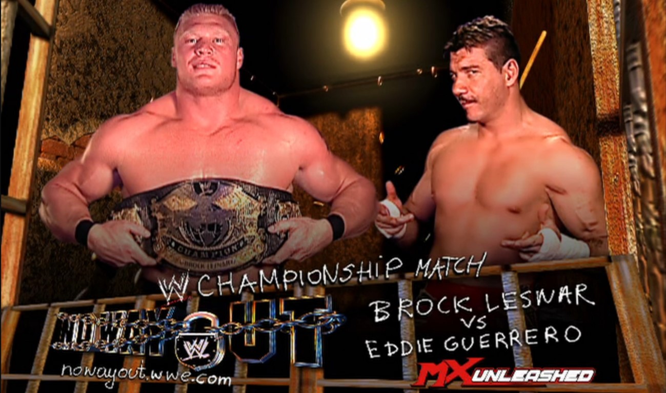 Eddie guerrero brock lesnar no way out