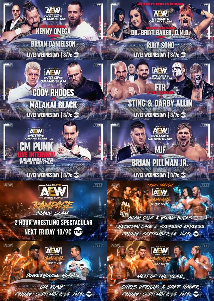 ALL ELITE WRESTLING (AEW) RETURNS TO THE CITY OF BROTHERLY LOVE FOR AEW  DYNAMITE AND AEW RAMPAGE TAPINGS