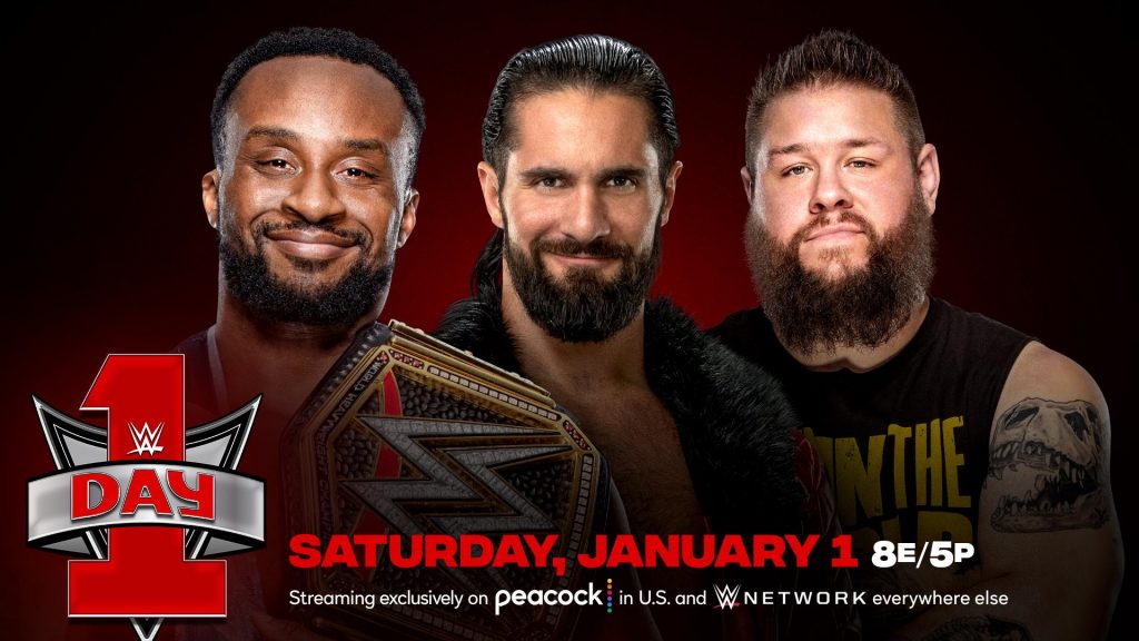 wwe day 1 big e seth rollins kevin owens