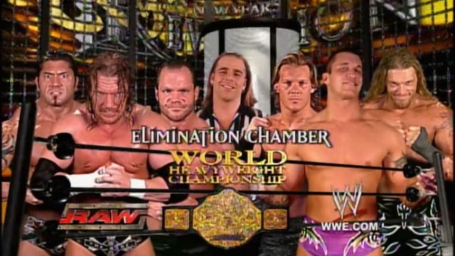 WWE Elimination Chamber Match Review #3: New Year's Revolution 2005 ...