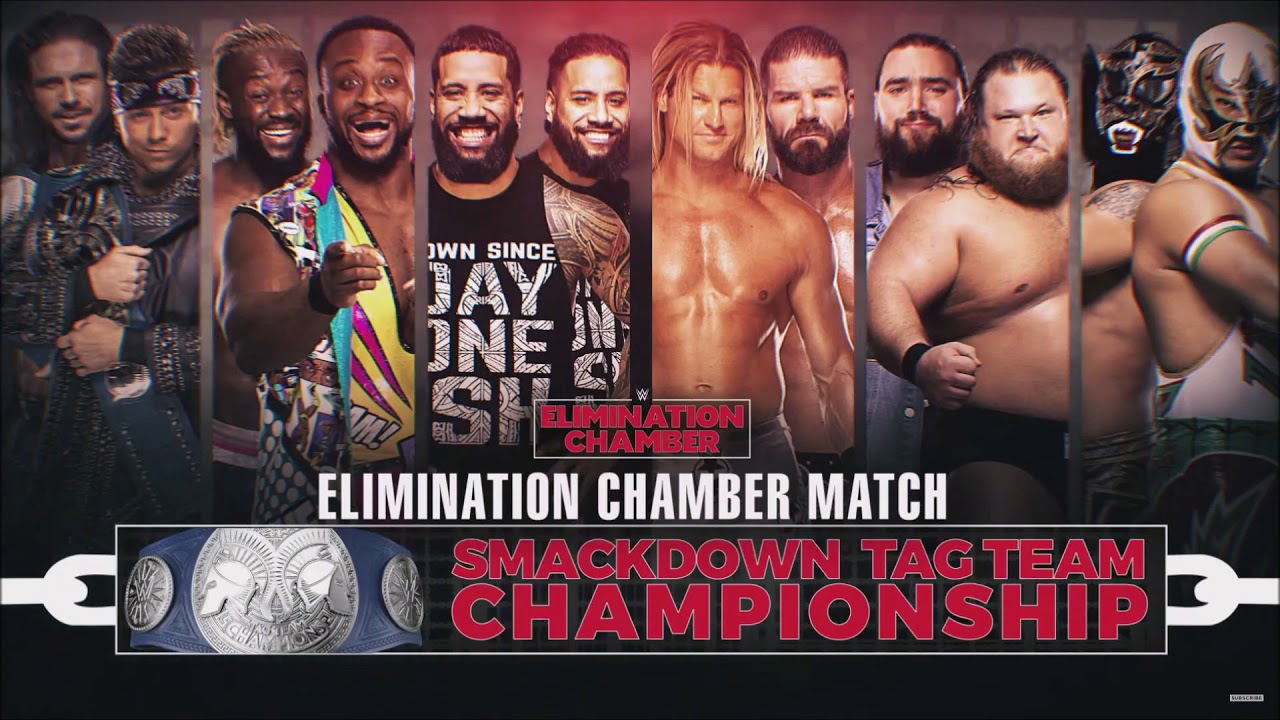 wwe elimination chamber 2020 smackdown tag team titles.