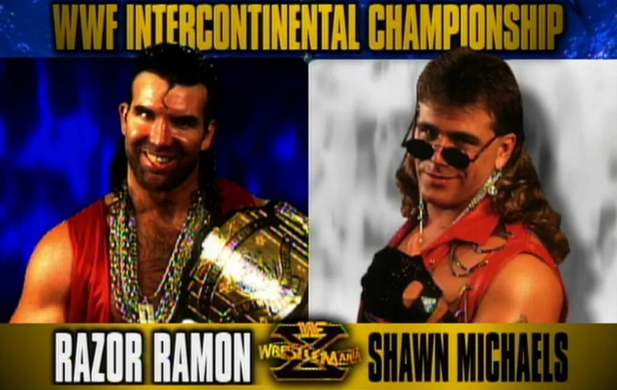 OMG WWE Slam Attax Nr Shawn Michaels vs 10th Edition 59 Razor Ramon 