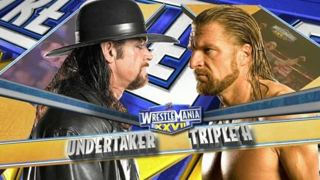 wwe wrestlemania 27 undertaker triple h