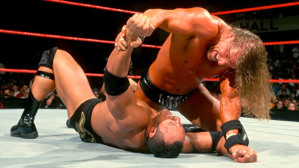Triple H faces The Rock at Judgment Day 2000