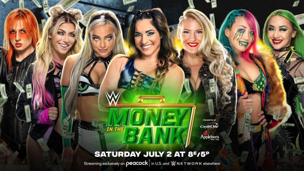 wwe money in the bank 2022 womens ladder