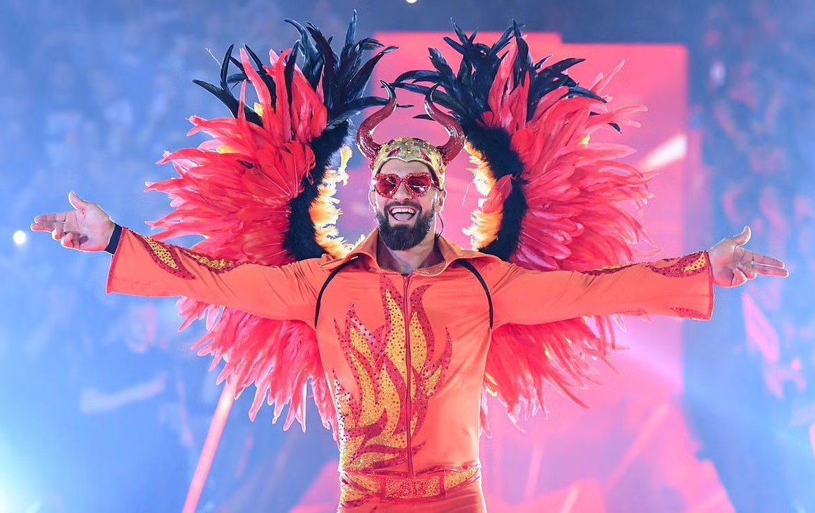 unpaid In the name Influential Seth Rollins' Gear At Clash At The Castle Inspired By "Rocketman" – TJR  Wrestling