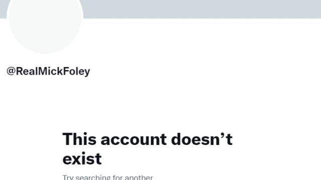 Mick Foley Twitter account