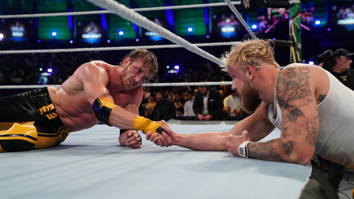 Jake Paul could make shock WWE appearance at Crown Jewel to back brother  Logan Paul against Roman Reigns