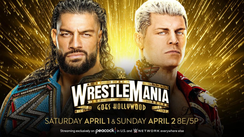 wwe wrestlemania 39 roman reigns cody rhodes