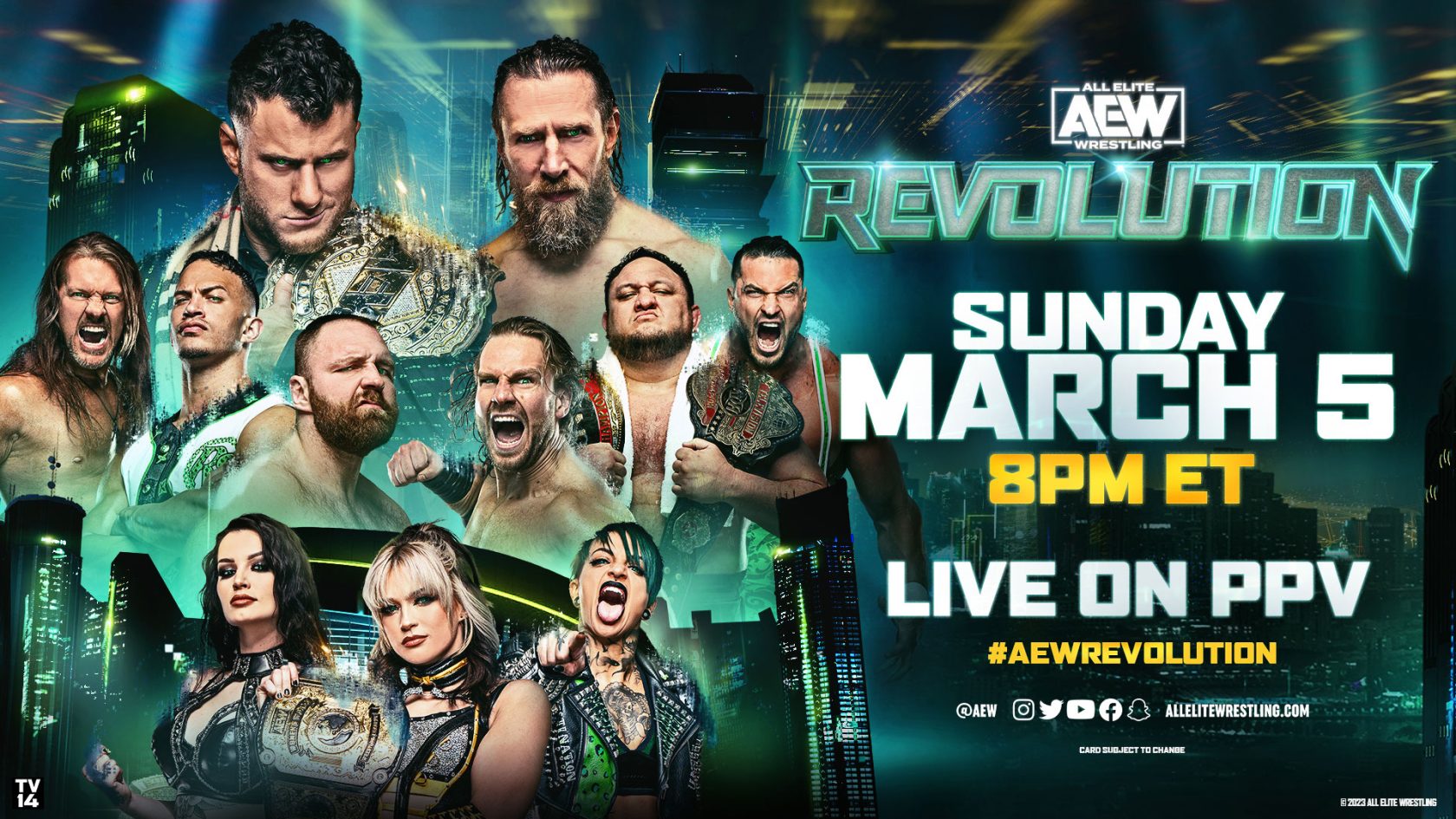 AEW Revolution 2023 Results TJR Wrestling