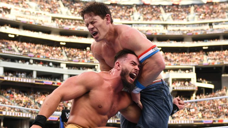 Austin Theory Takes The Low Road To Defeat John Cena At Wrestlemania 39 Tjr Wrestling