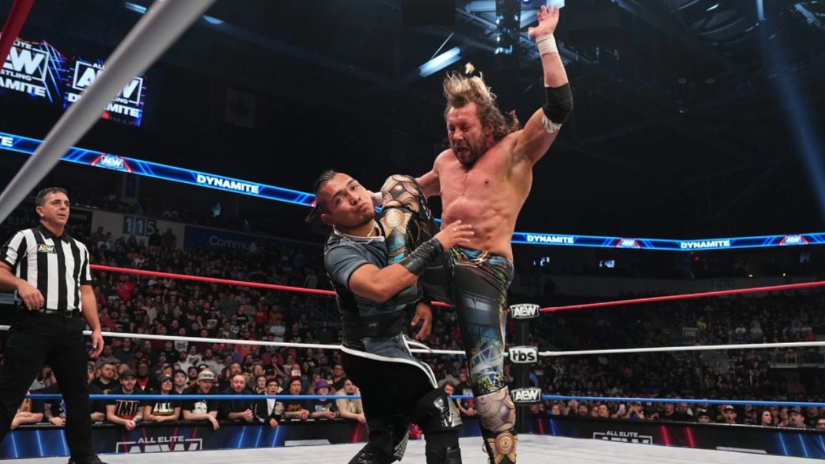 El Hijo Del Vikingo and Kenny Omega Break The Laws of Gravity AEW Dynamite TBS