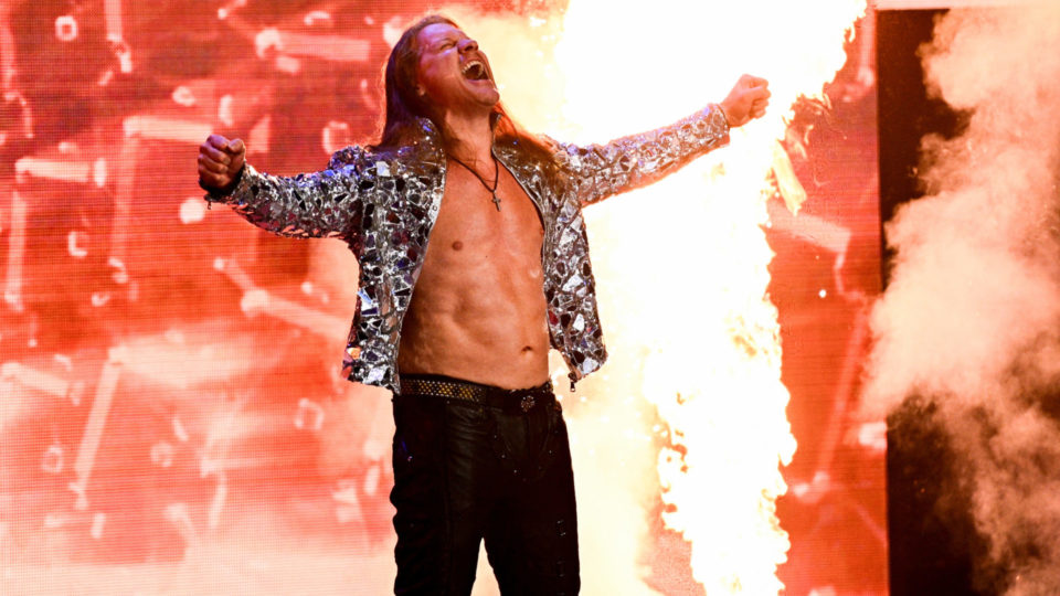 Chris Jericho making his entrance in AEW
