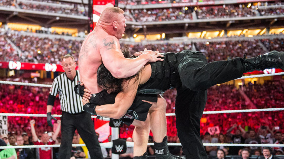 WWE Brock Lesnar Roman Reigns WrestleMania 31