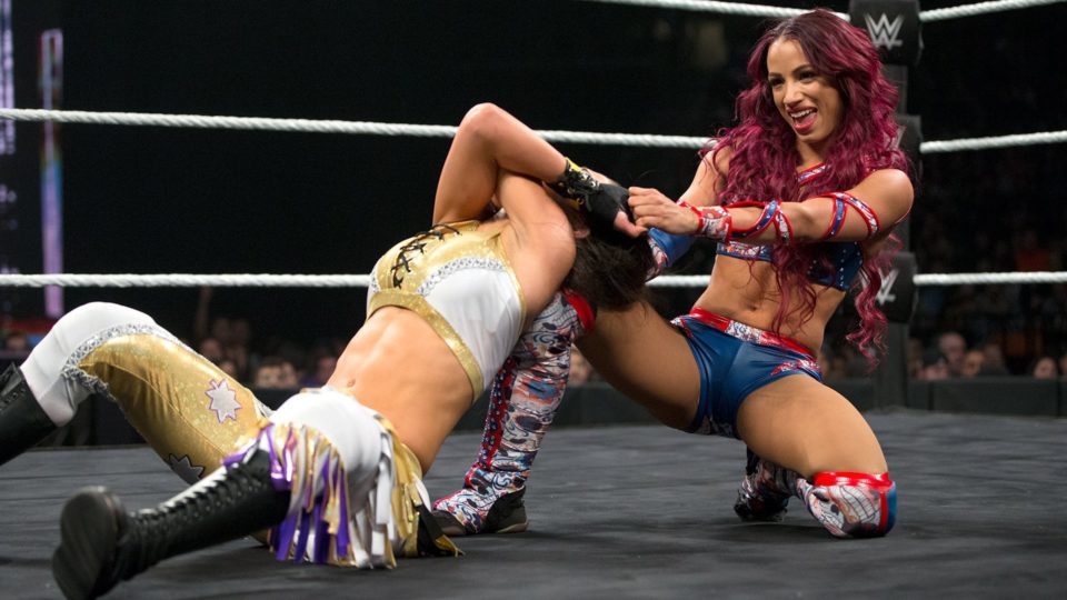 Sasha Banks versus Bayley at NXT Takeover Brooklyn