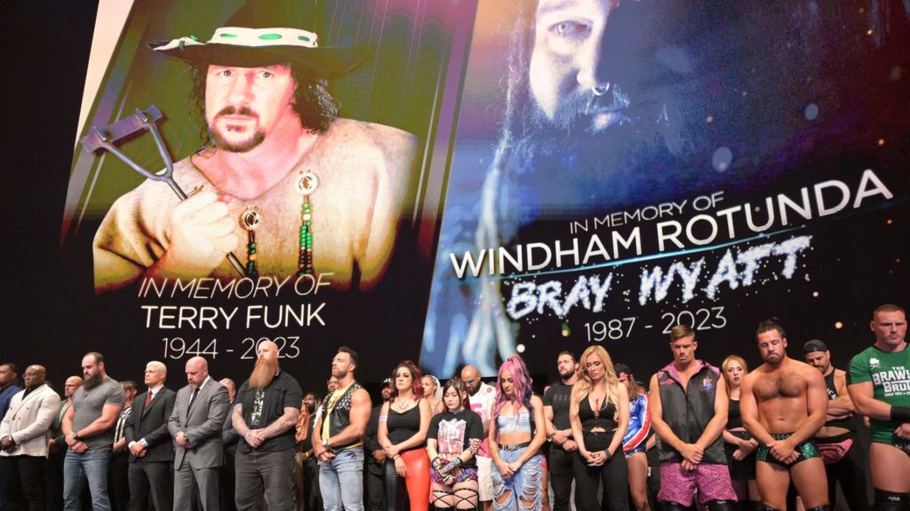 Terry Funk and Bray Wyatt tribute on WWE SmackDown