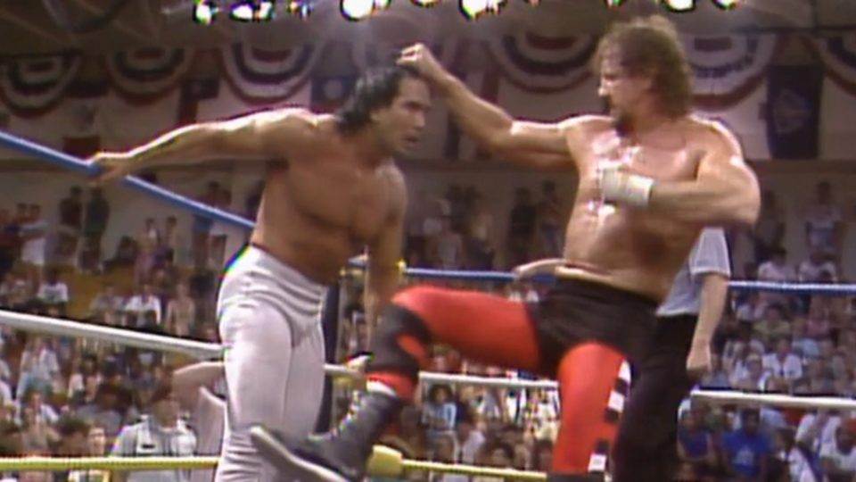 Terry Funk vs Ricky Steamboat Clash of the Champions VII