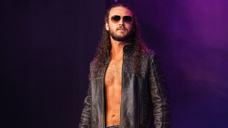 Jack Perry making his entrance on AEW Dynamite 200