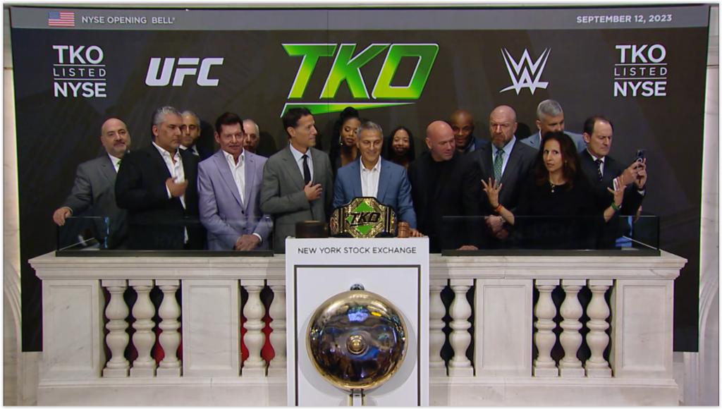 Endeavor TKO WWE UFC Vince McMahon Nick Khan Ari Emanuel Dana White Triple H Bianca Belair