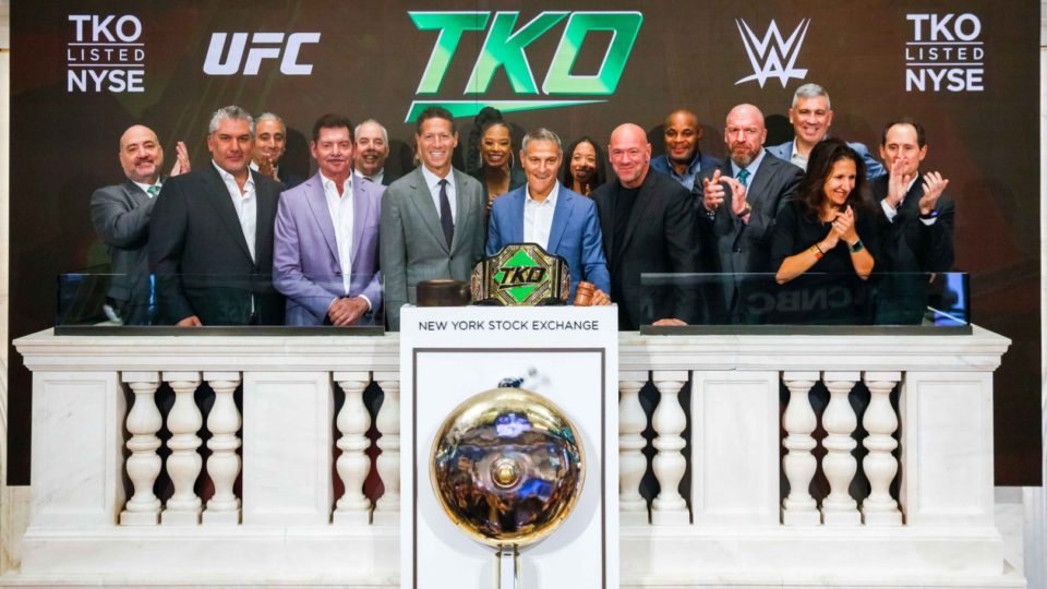 TKO Group Holdings being listed on the New York Stock Exchange