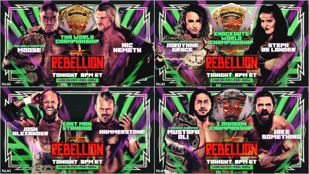 TNA Rebellion 2024 Review TJR Wrestling