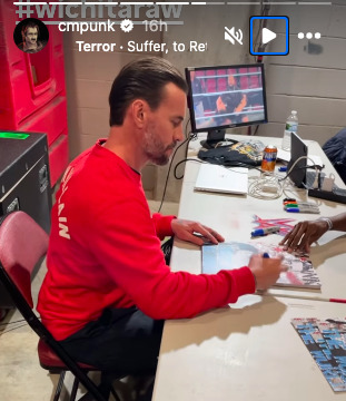 CM Punk Signing Autographs