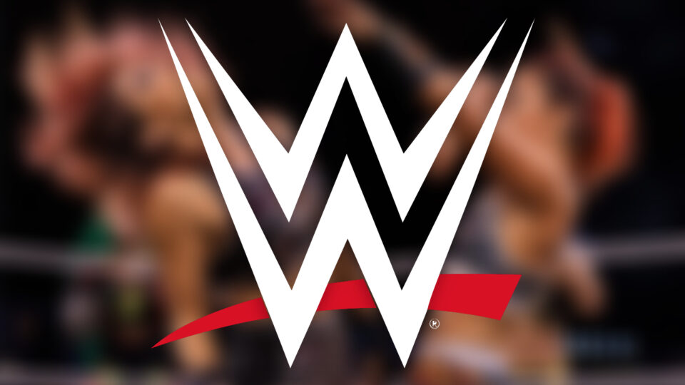 WWE logo over blurred Tegan Nox